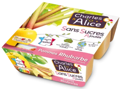 Pommes Rhubarbe de Charles & Alice